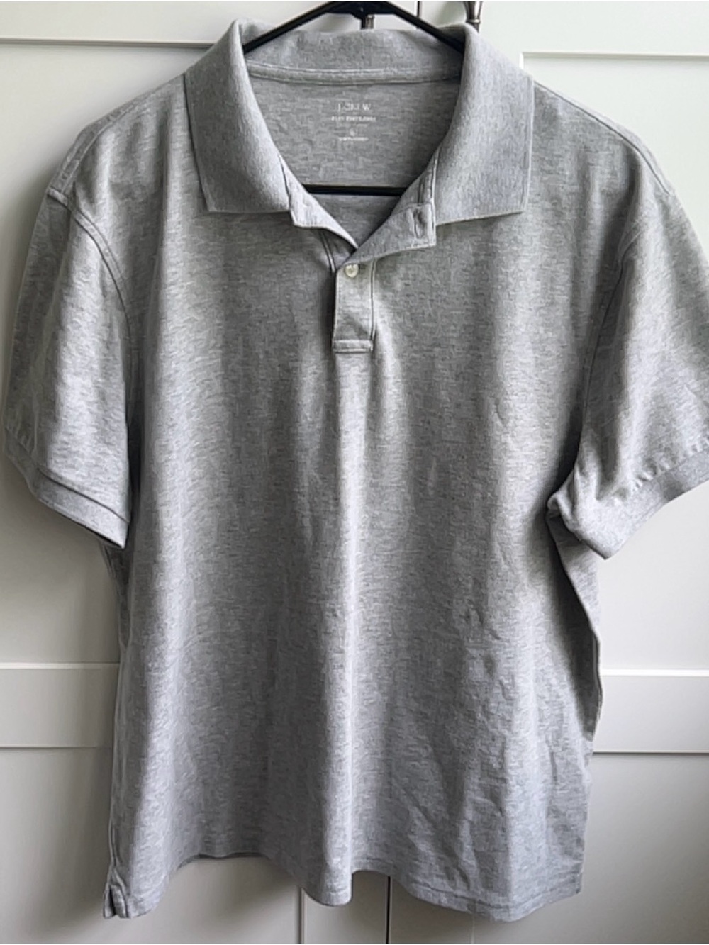 J. Crew Light Gray Men's Polo Shirt